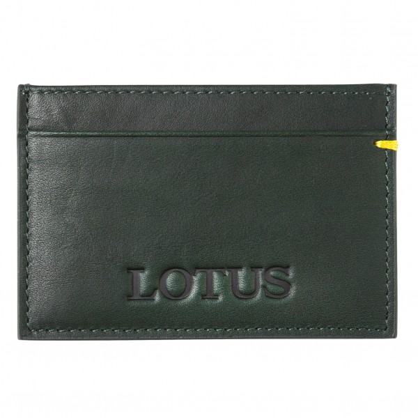 Lotus Kreditkartenetui aus Leder/ Card Holder